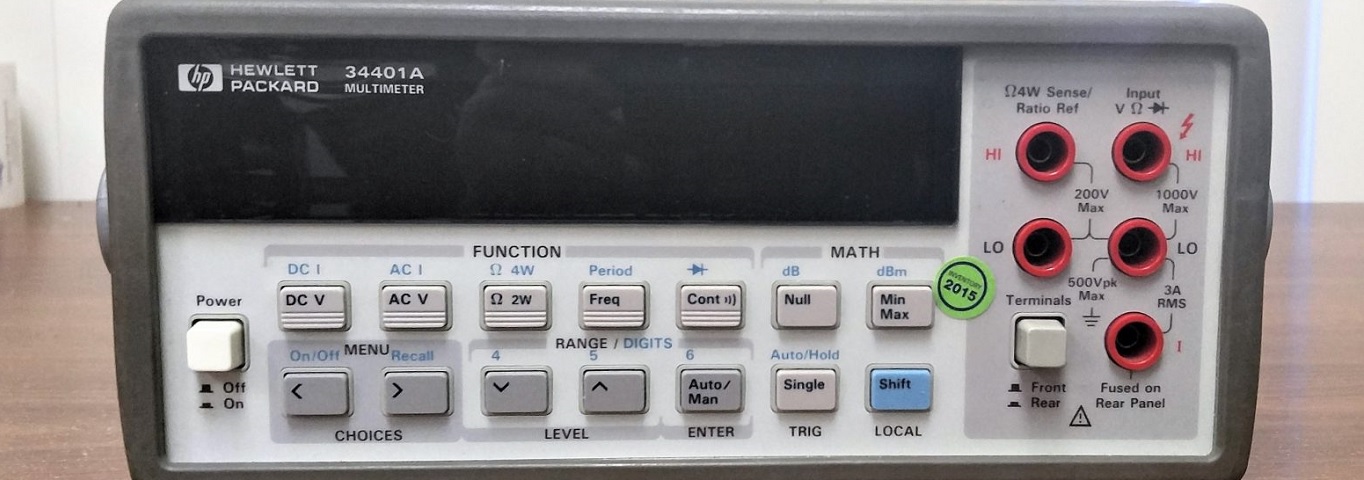 Digit Digital Multimeter Standards Laboratory